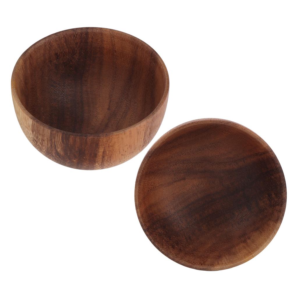 Wooden Shaving Soap Bowl Portable Foaming Large Capacity Wood Shave Soap Container for Men Barber Shop