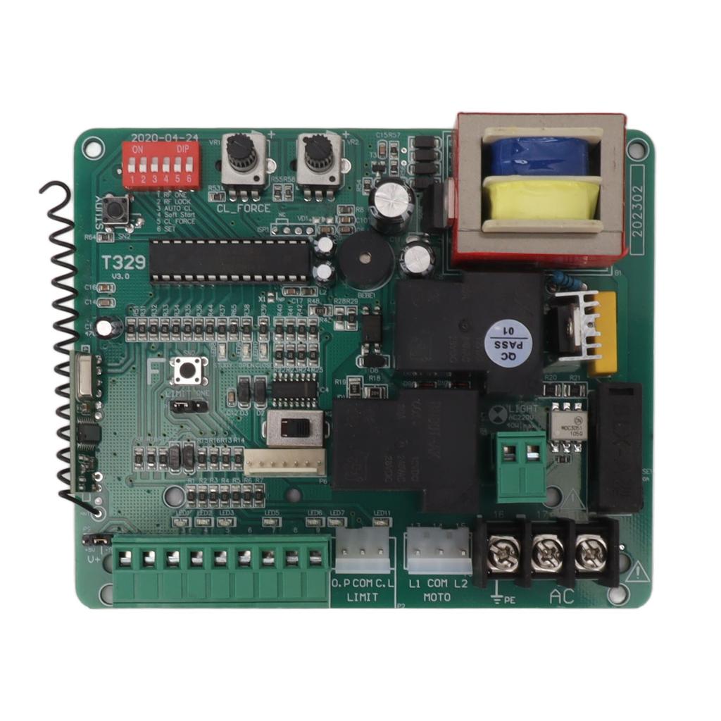 Sliding Gate Motor Control Board LED Indication Electric Door Motor Circuit Board with Remote Control
