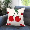 Cherry Cushion Cover Comfortable Reversible Pillow Cover Ideal for Car Sofa Bedroom  Beyond