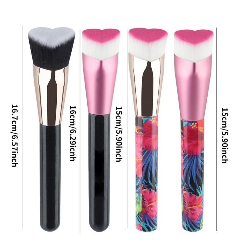 Professional Highly Density Bristles Makeup Brush Set for Stylish Liquid Cream and Under Eye Concealer Application
