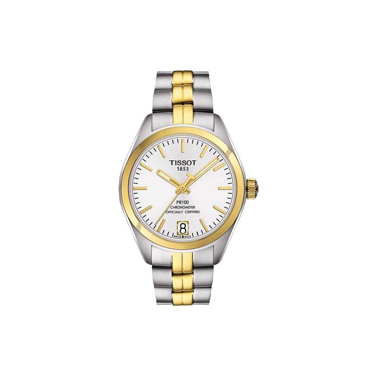 

TISSOT PR100 Collection Automatic Mechanical Movement Women s Watch 33mm Silver Dial Stainless Steel Case T101.208.22.031.00 Silver Dial