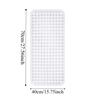 New 70x40cm Extended Bathtub Mat PVC Material Suction Cup Anti-slip Mat Water-Resistant Foldable Bathroom Mat Bathroom Use