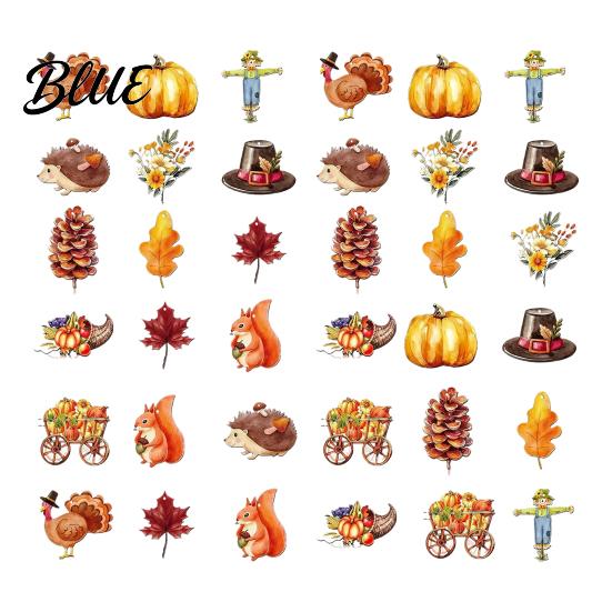 Farmhouse Thanksgiving Decor 12/24/36Pcs Wooden Hanging Decoration Autumn Pumpkin Maple Leaf Pendants Turkey Ornament Harvest Festival Party Pendant