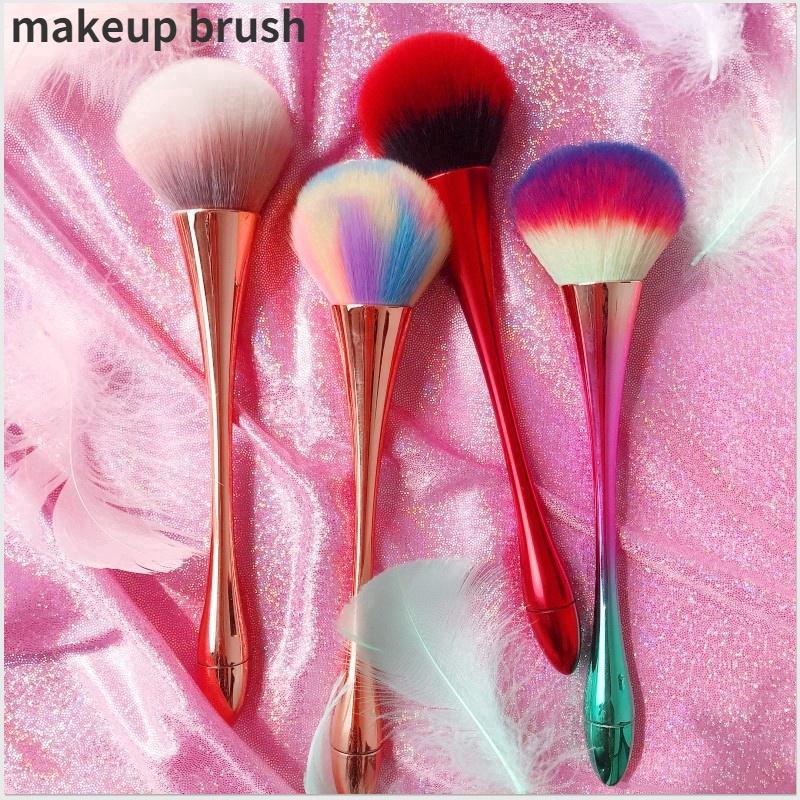 Kleine Taille Make-up Pinsel Rouge Pinsel Großer Make-up Pinsel Lidschatten Pinsel Tragbarer Rouge Pinsel Make-up Reinigungsbürste Gesichtspinsel Beauty Styling Werkzeuge