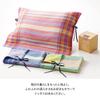 Nishikawa Imabari Pillow Towel Pillowcase 65x65cm Cotton Gauze Pile Mousse Puff Soft and Fluffy Sleeping Comfort Fluffier with Each Wash Unique Puffy