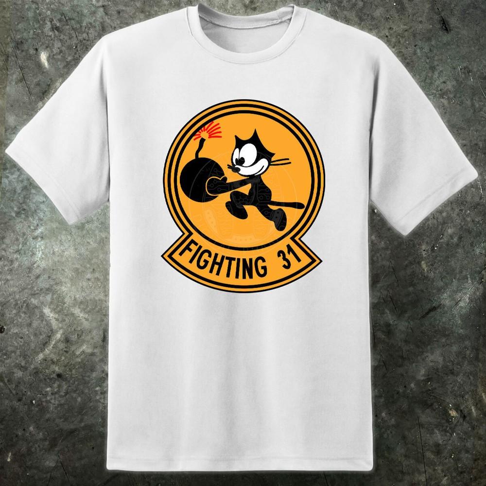 

Top Gun F-14 TOMCAT Fighter Squadron Logo T Shirt Fighting 31 Top Gun Goose Mens XL