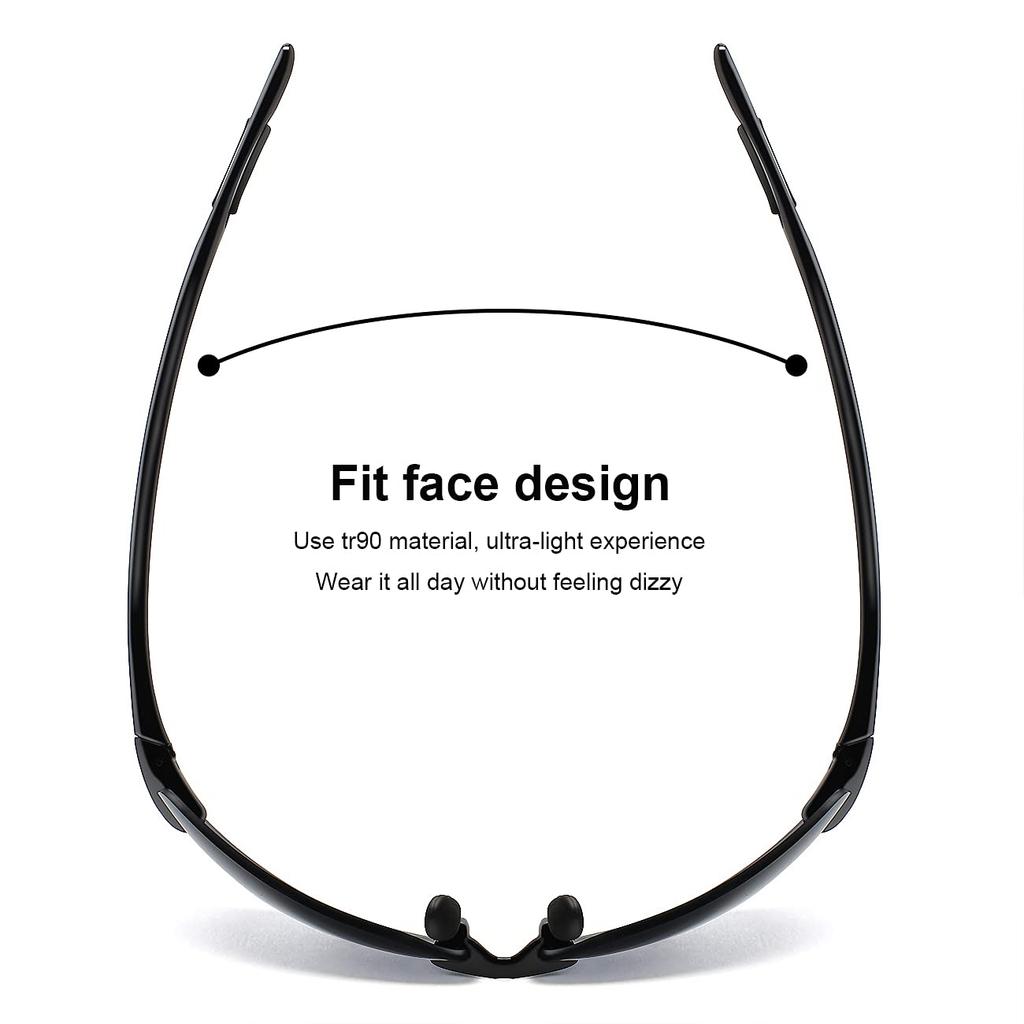 MAXJULI Bifocal Sun Glasses Glasses for Ladies Men Lightweight TR90 TR90 Spectacle Frame Frame Ultra Lightweight and Sun Reading UV400 Protection