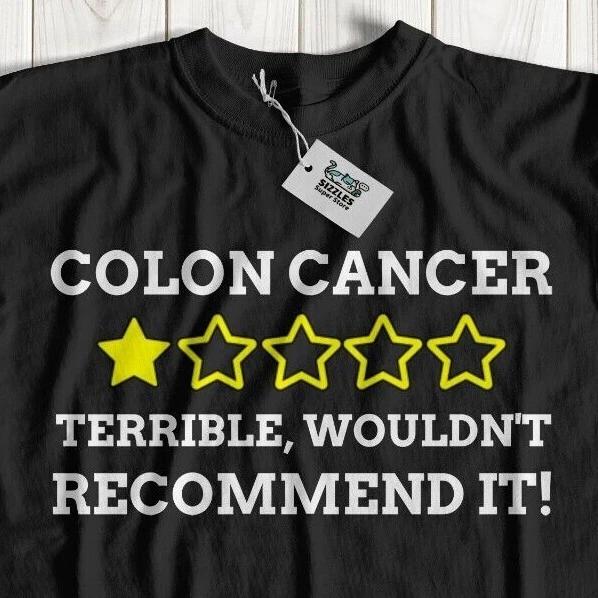 Unisex Funny Colon Cancer T-Shirt Bowel Cancer Gifts, Intestine Surgery Recovery 4XL