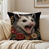 Scream Animals Retro Kissenbezug Atmungsaktiv Bio-Kurzplüsch Kissenbezüge Maschinenwaschbar Knitterarm Weich Langlebig