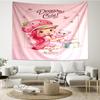 Straw-berry Sweet Moment Quick-Dry Tapestry Hanging for Bedroom,Livingroom, Playroom,Decor Art Room Wall Tapestry Holiday and Birthday Gifts