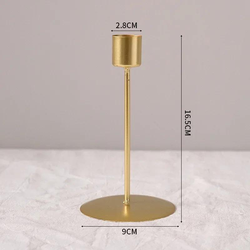 Candle Holder Simple Nordic Home Decor Centerpiece Candlestick for Dining Room Party Living Room Wedding Thanksgiving