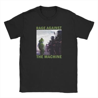 Resist Portland T Shirt Men's Frog Rage Against The Machine Frog Cotton T-Shirts Summer O Neck Popular Tees Plus Size Clothing
