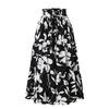 YYFS Women's Flower Pattern Print Casual Summer Spring Skirts