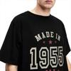 Made In 1955 All Original Tee Shirt for Men Women Printed T Shirts 70th Birthday Gift 100% Cotton Clothing