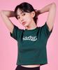 Bajal Leaf Vz Logo Crop Short Sleeve T-Shirt (4 Colors)