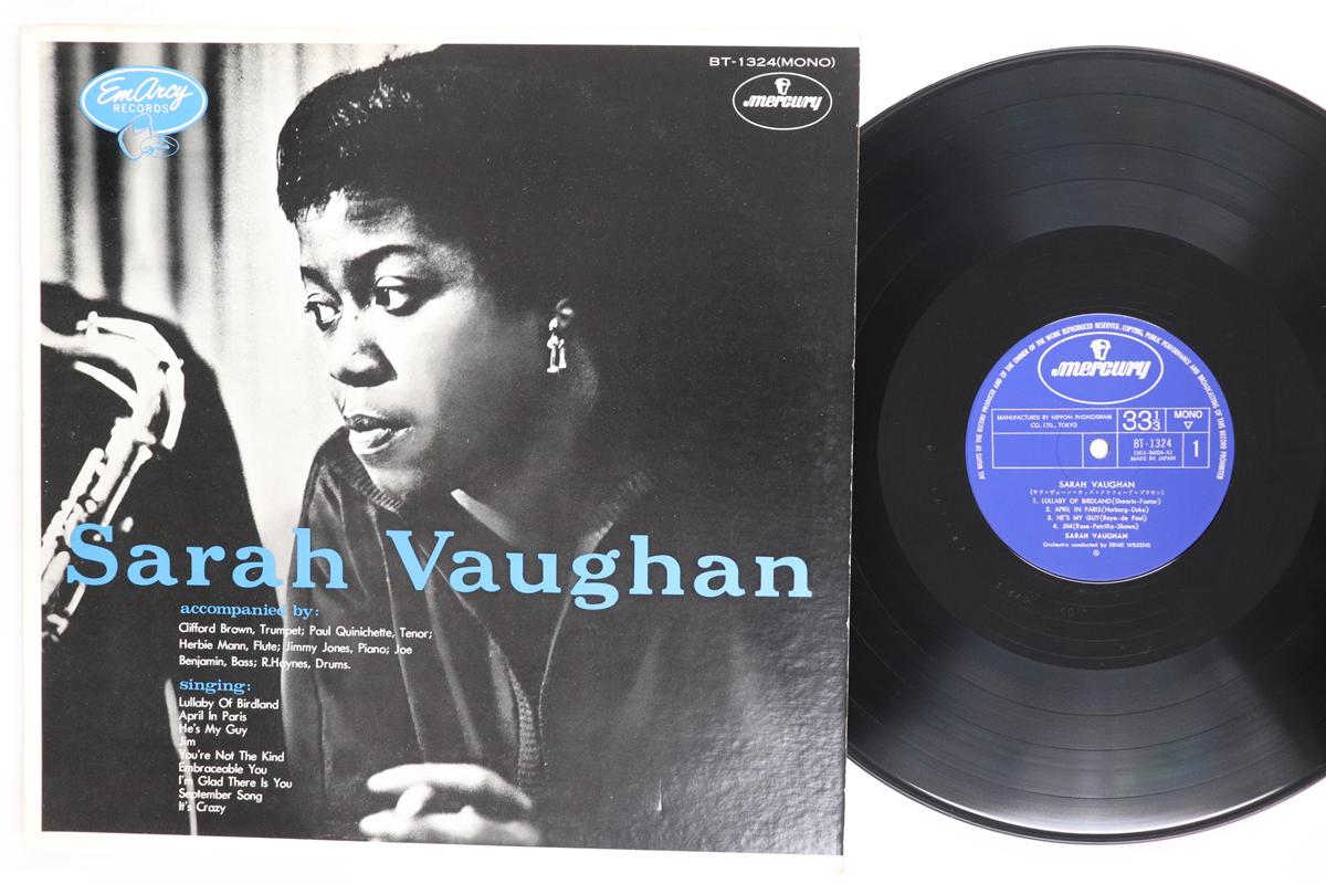 

LP Record SARAH VAUGHAN Sarah Vaughan BT1324 MERCURY 1974 Japan Jazz Used