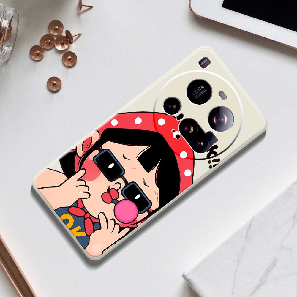 For Xiaomi 15 Ultra Case Cute Kid Pattern Printing Straight Edge TPU Phone Back Cover