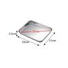 Stainless Steel Food Fruit Storage Trays Rectangle Cake Bread Dish Steamed Sausage Barbecue Pan Restaurant Kitchen Baking Plates