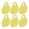 50pcs Livestock Neck Tags TPU High Durability Flexibility QR Code Blank ID Tag for Cattle Ranch Management