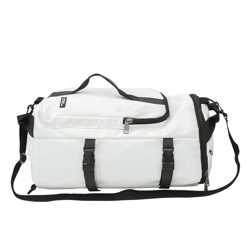 Schoolbag Large Capacity Korean Version Simple Backpack Men's and Women's Short-haul Travel Bag Multifunctional Backpack Burden Reduction Air Cushion