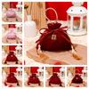 Traditional Drawstring Candy Bag Velvet Wedding Gift Bag Jewelry Organizer Flannel Gift Bag  Guests