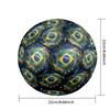 Brasilien Fußball Aufdruck Größe 5 Fußball Ball Verschleißfest Standard Erwachsenen Trainingsfußball Fan Geschenk für Indoor Outdoor Spiel Sport
