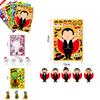 Colorful Xh061 Halloween Diy Pumpkin Puzzle Stickers For Kids Crafty Decor