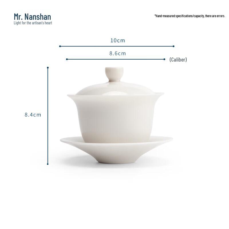 Nanshan Mr. Original White Gaiwan Teacup