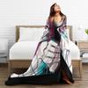 Super Soft BlanketKids Adult Camping Serial Experiments Lain Throw Blanket Flannel Bedspread For Couch Chair Sofa Bed Cover