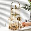 Nordic Glass Cold Water Pitcher with Faucet & Cup