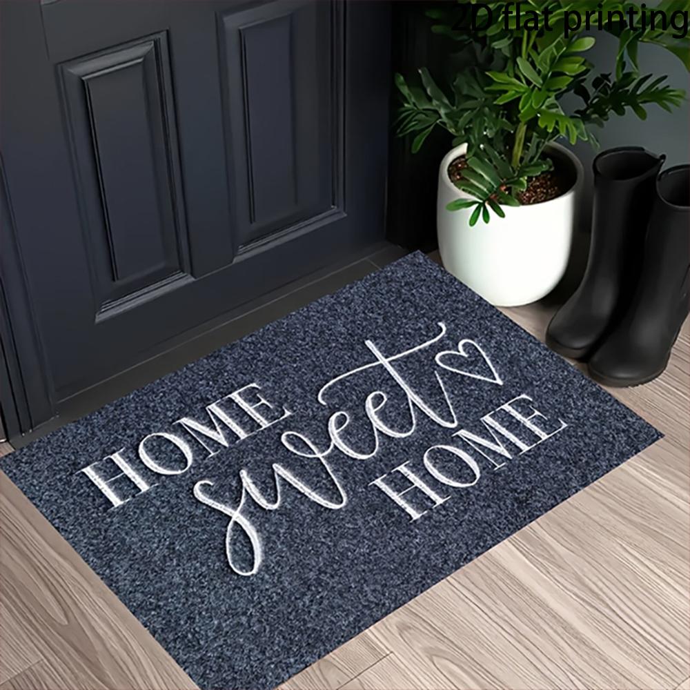

2D Flat-1PC Anchored Door Mat for Home , Welcome mats for home decoration. 40cm x 60cm