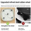 Stand Pulley with Invisible Wheels Trolley Saucer Pot Mover Rack Tray Heavy Duty Container Durable