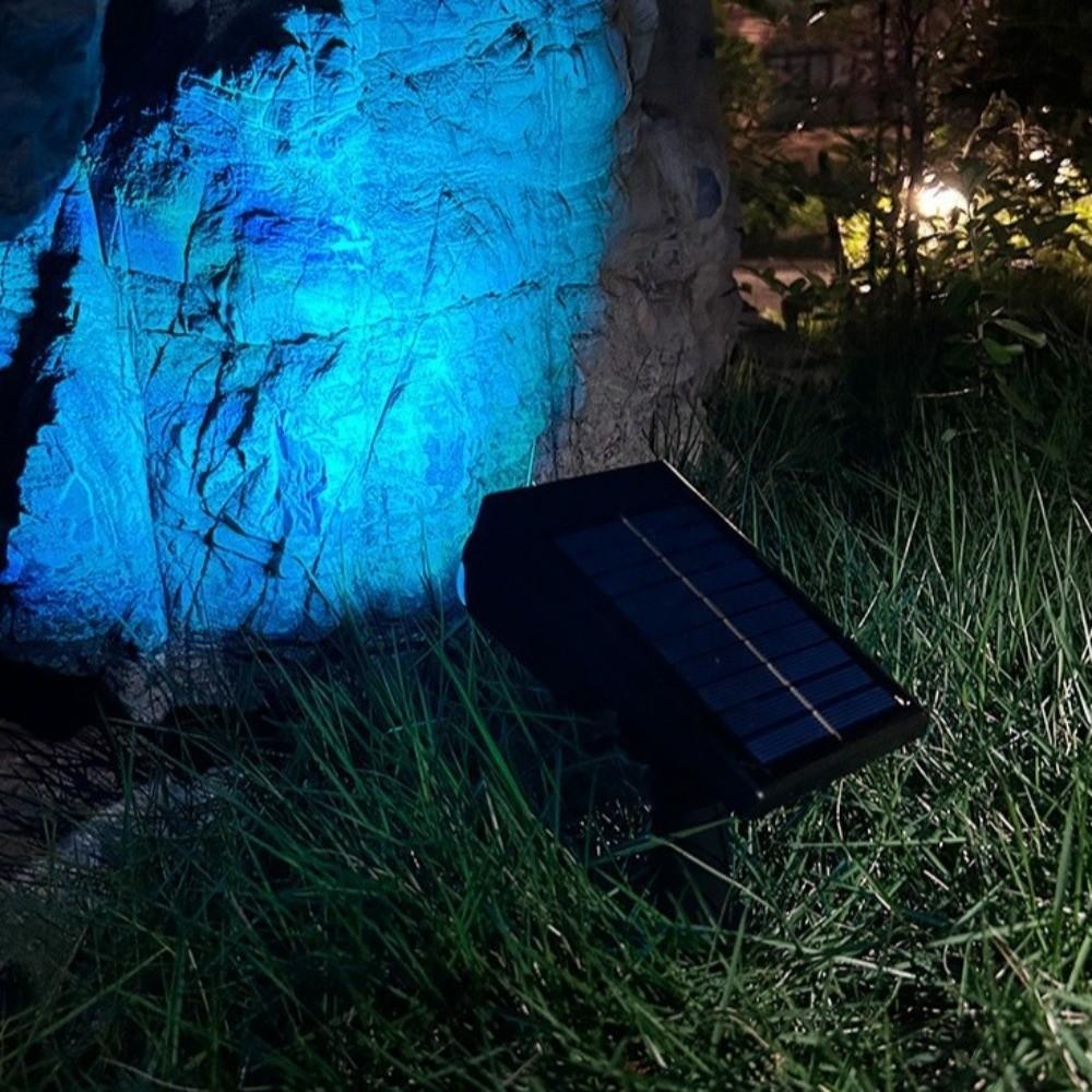 Durable 2/7LED Solar Spotlight Ultra Bright Waterproof Garden Decor Lamp Adjustable Anti-freezing Lawn Lights Patio Lighting