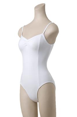Sansha Erwachsenen Ballett Trikot C237C Camisole Trikot mit Futter in voller Größe 7 160cm, Weiß, (XXL),