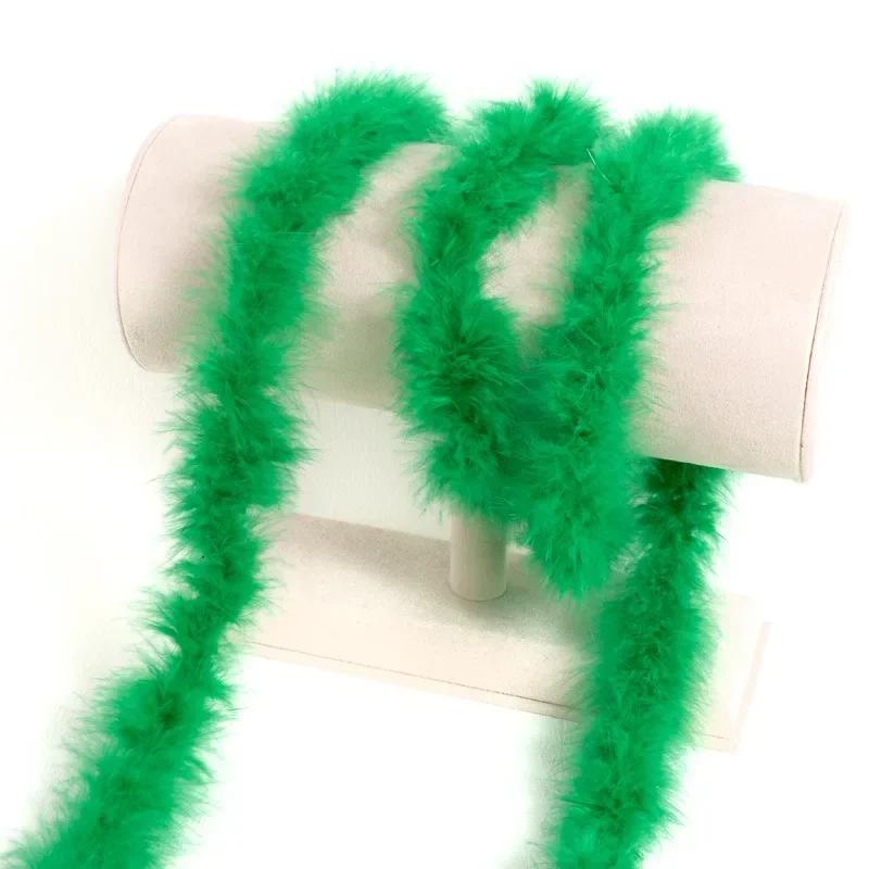 2M Real Natural Turkey Feathers Fluffy Marabou Feather Boa DIY Craft Sewing Trim Hat Costume Decor Wedding Party Accessories