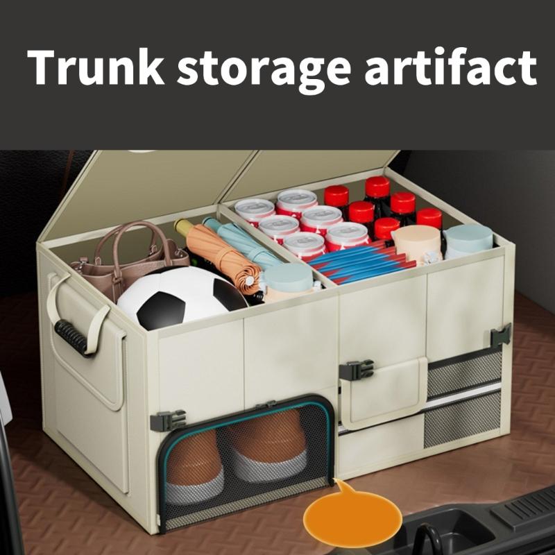 Car Organizers Foldable Storage Bin Trunk Organizers Glove Compartment Box for Efficient Space Saving and Organization