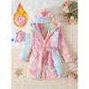 Kinder Flanell Bademantel Kleinkind Baby Jungen Mädchen Verdickter Korallenfleece Schlafanzug Herbst Winter Vier Jahreszeiten Nachthemd