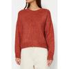 Ecru Wide Fit Weicher, strukturierter Basic-Strickpullover Twoaw23kz00185