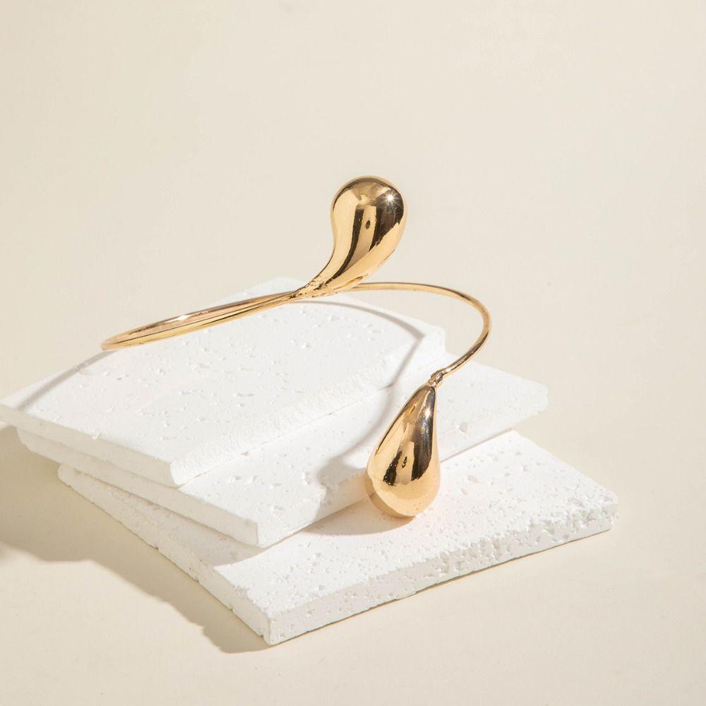 Spiral Metall Seestern Offene Armreifen Verstellbarer Armschmuck Damen Armband Anziehen