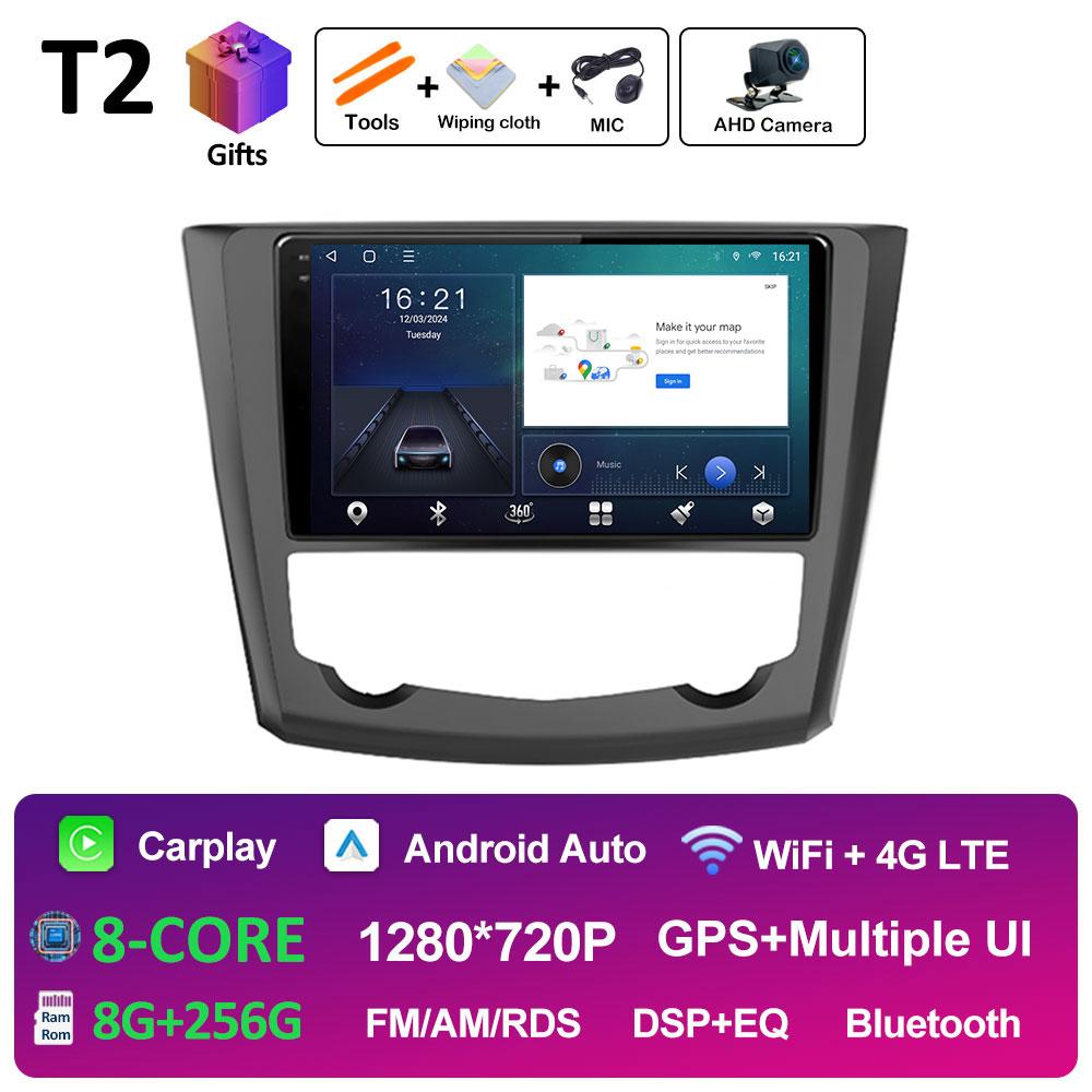 GPS Navigation Android14 For Renault Kadjar 2015 2016 2017 2018 2019 Wireless Carplay Autoradio QLED IPS Screen WIFI Accessories