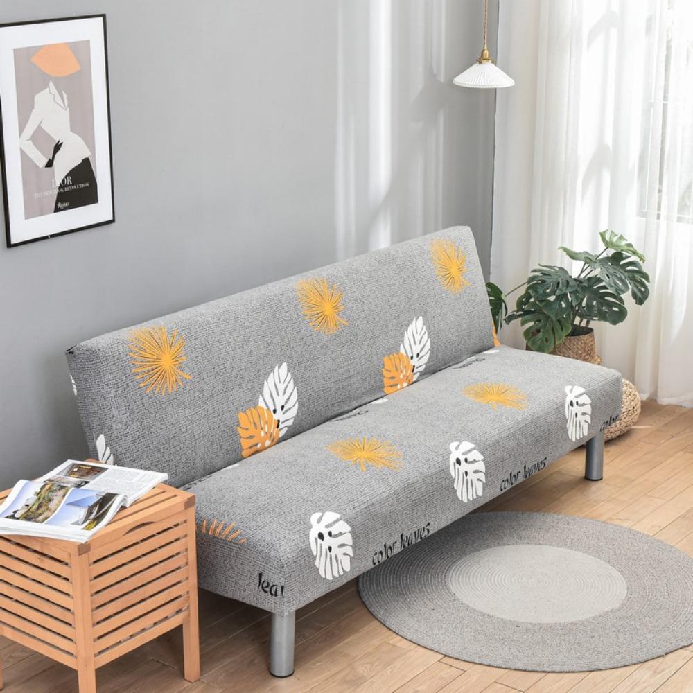 Milk Silk Elastic Sofa Cover Slipcover Furniture Protector Dustproof Stretchable No Armrest Full Coverage