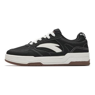 Tênis de Skate Cyber Trendy Retro Americano Street Aumentado Resistente ao Desgaste Leve Respirável Antiderrapante Cano Baixo Feminino Preto 922538012-4