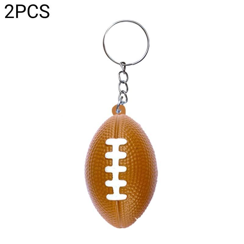 Trendová PU basketbalová klíčenka Pěnový fotbal Dětská sportovní hračka Dekorativní přívěsek Aktivita Malý dárek