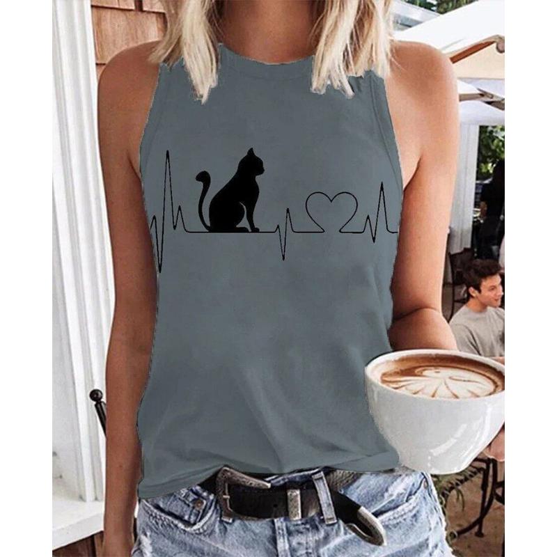 Summer Little Daisy Patchwork 3D Print Tank Top Women Streetwear Y2k Tops Oversized Vest Off Shoulder Sleeveless Woman Camisole