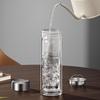 Kobach Crystal Steel Glass Water Bottle