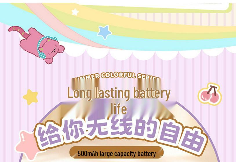 Dopamine Cartoon USB Rechargeable Silent Mini Handheld Fan with Long Battery Life