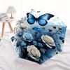1pc Creative Butterfly Art Pattern Cartoon Umbrella, Fashionable, Personalized, High-Value Folding Umbrella, a Must-Have for Summer, 8-Rib D