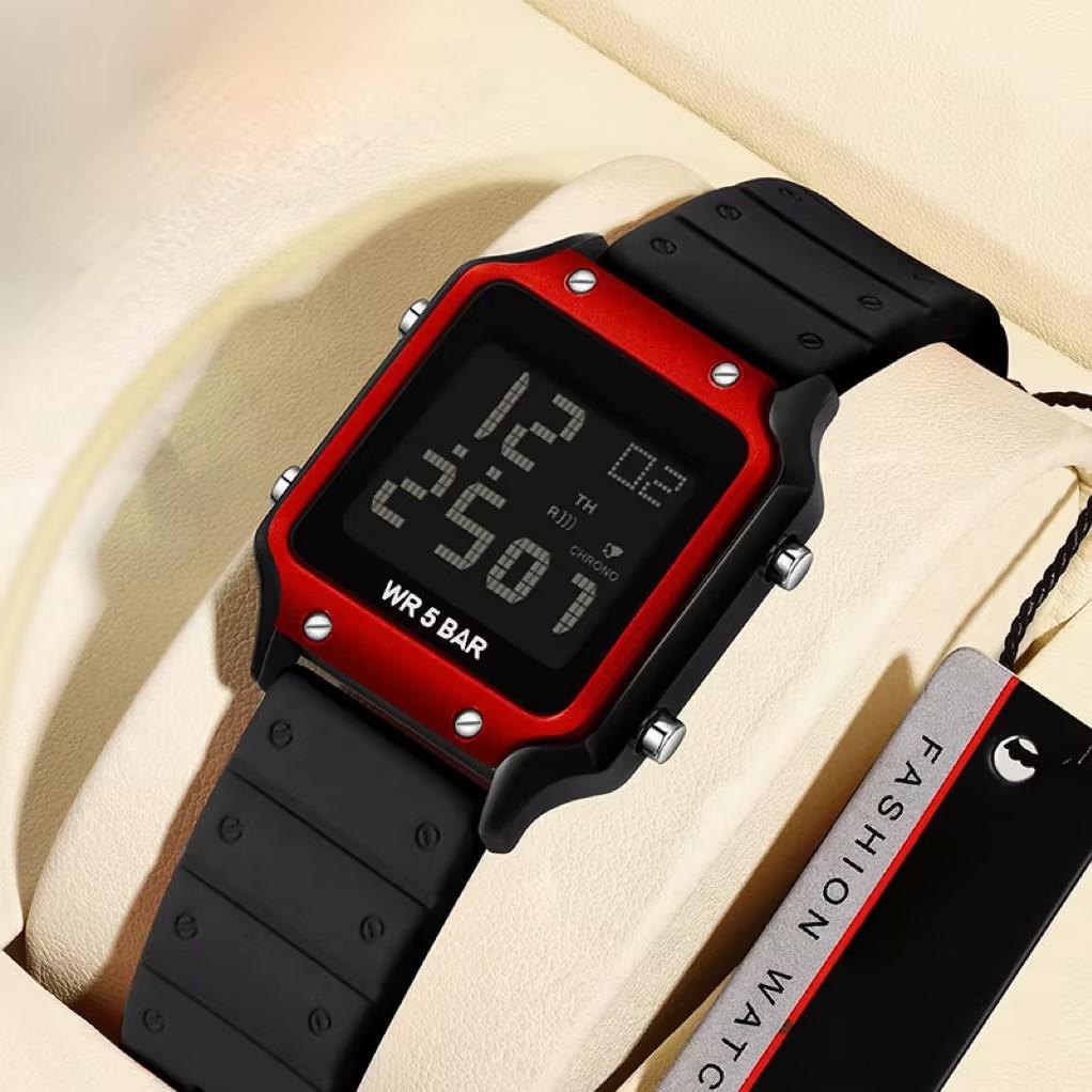 Watch Student Sports Waterproof Electronic Watch Multifunctional Chronograph Alarm Clock Electronic Watch