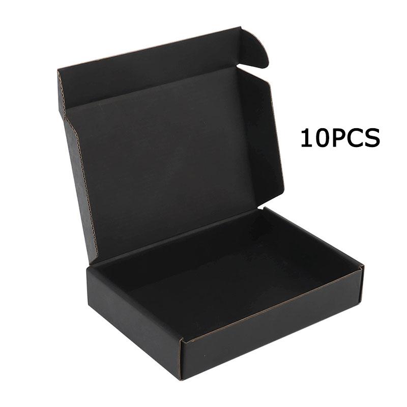 

WTEMPO Small Black Shipping Boxes Suitable for Packaging Small Business Items Mailing Gifts Watch Perfume Universal Presents Packaging Boxes 10pcs чёрный