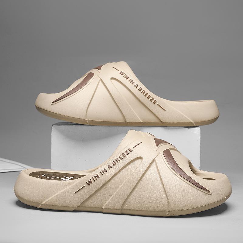Men's Outdoor Slippers Wear EVA Material Beach Sandals In Summer Thick Sole Leisure Outdoor Sports Style Open Toe Slides